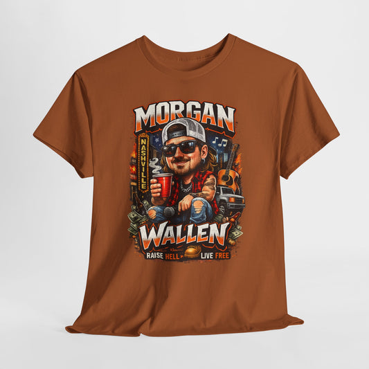 Country M. Wallen Graphic Tee — Country Music Fan Concert Shirt