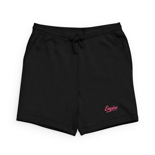 Signature Empire Sweatshorts — With Pink Empire Logo