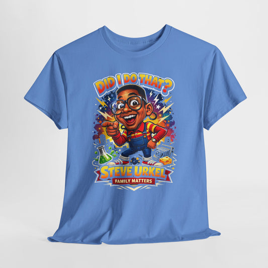 Did I Do That? Steve Urkel Tee – Retro 90s Family Matters Graphic Shirt