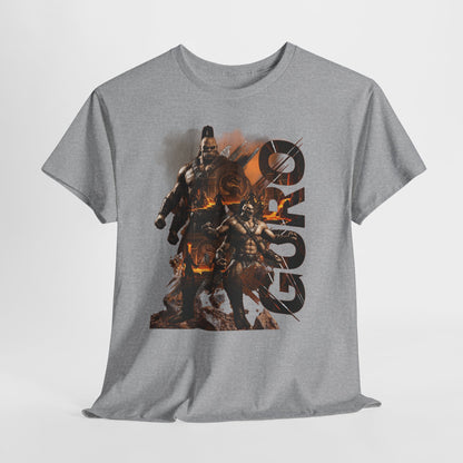 Goro Warrior Graphic Tee — Fantasy Samurai & Skull Design