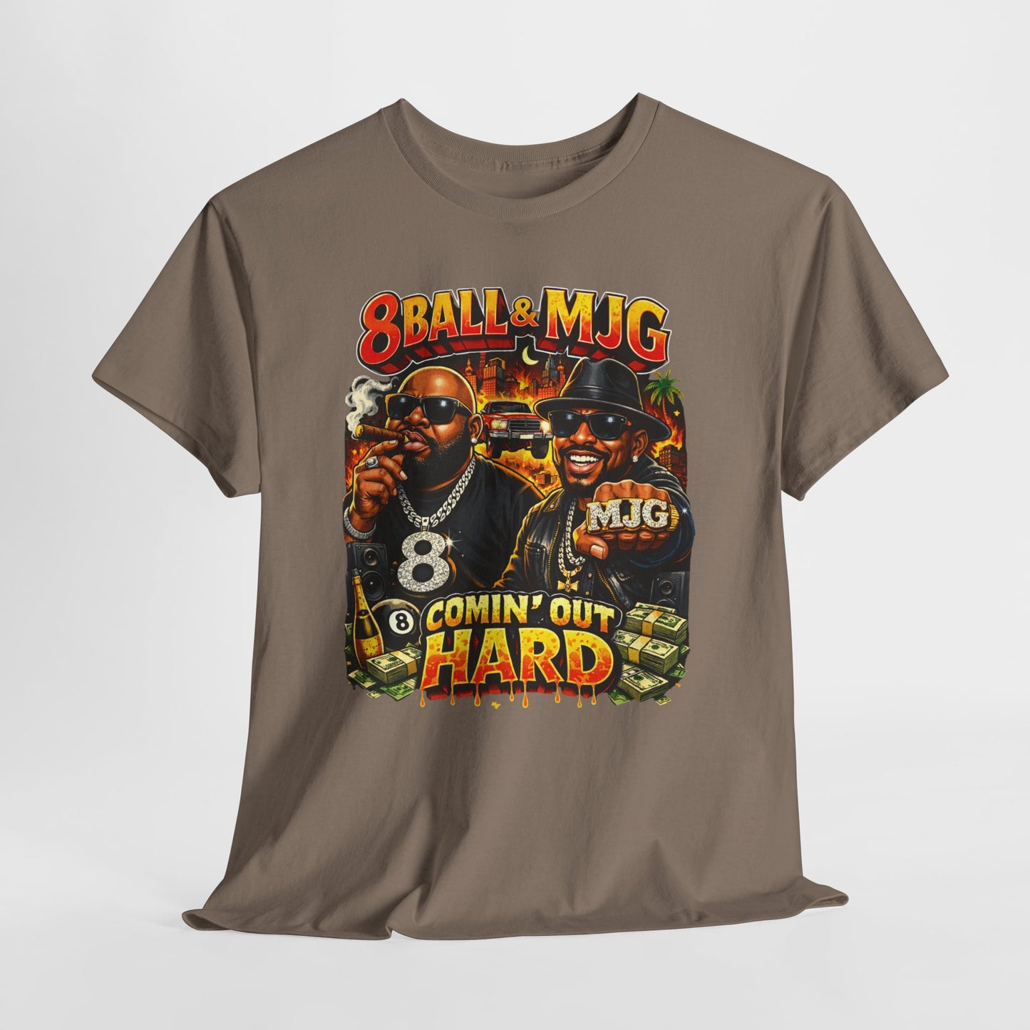 8Ball & MJG 'Comin' Out Hard' Vintage Hip-Hop Graphic Tee