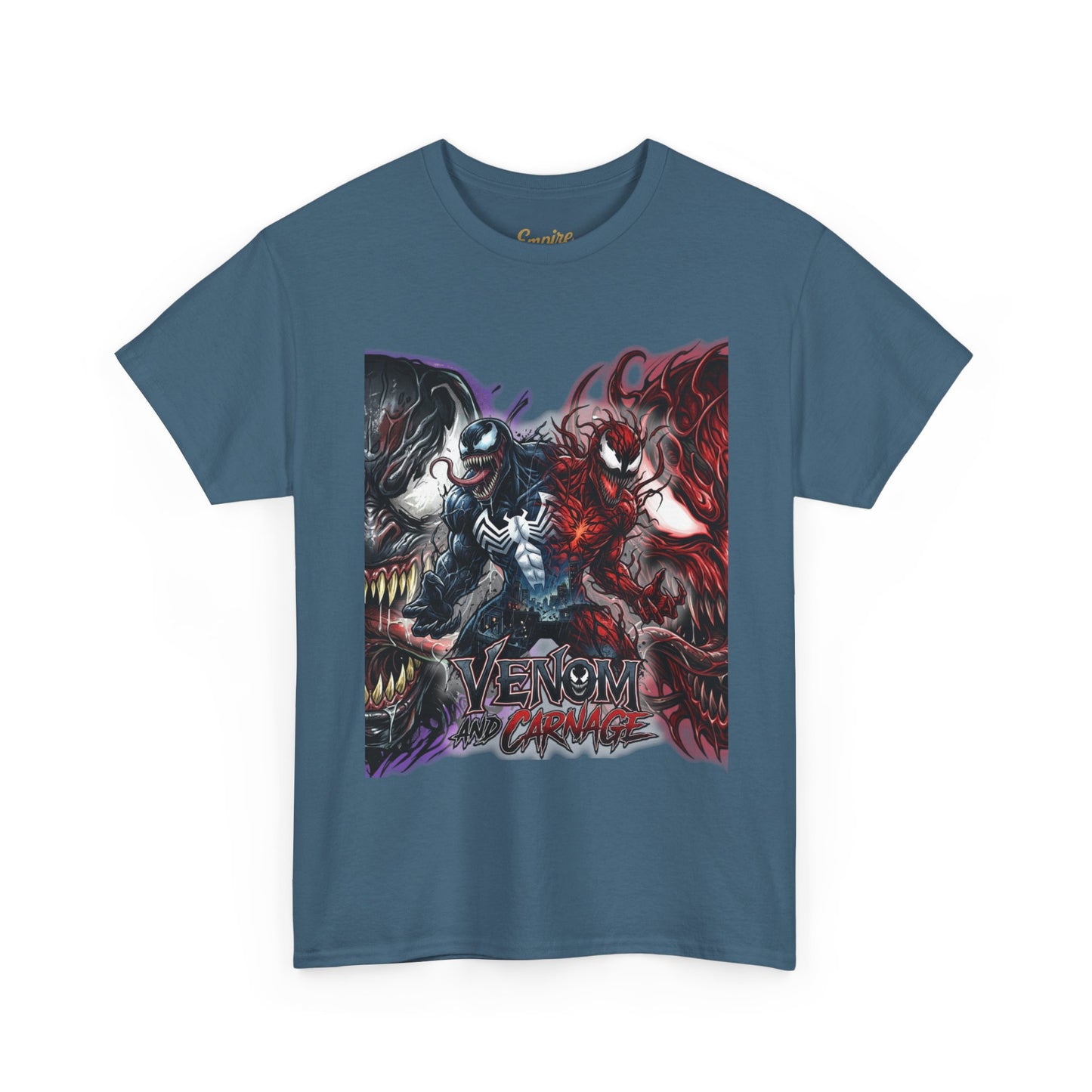 Venom vs Carnage Graphic Tee - Comic Movie Villains Shirt