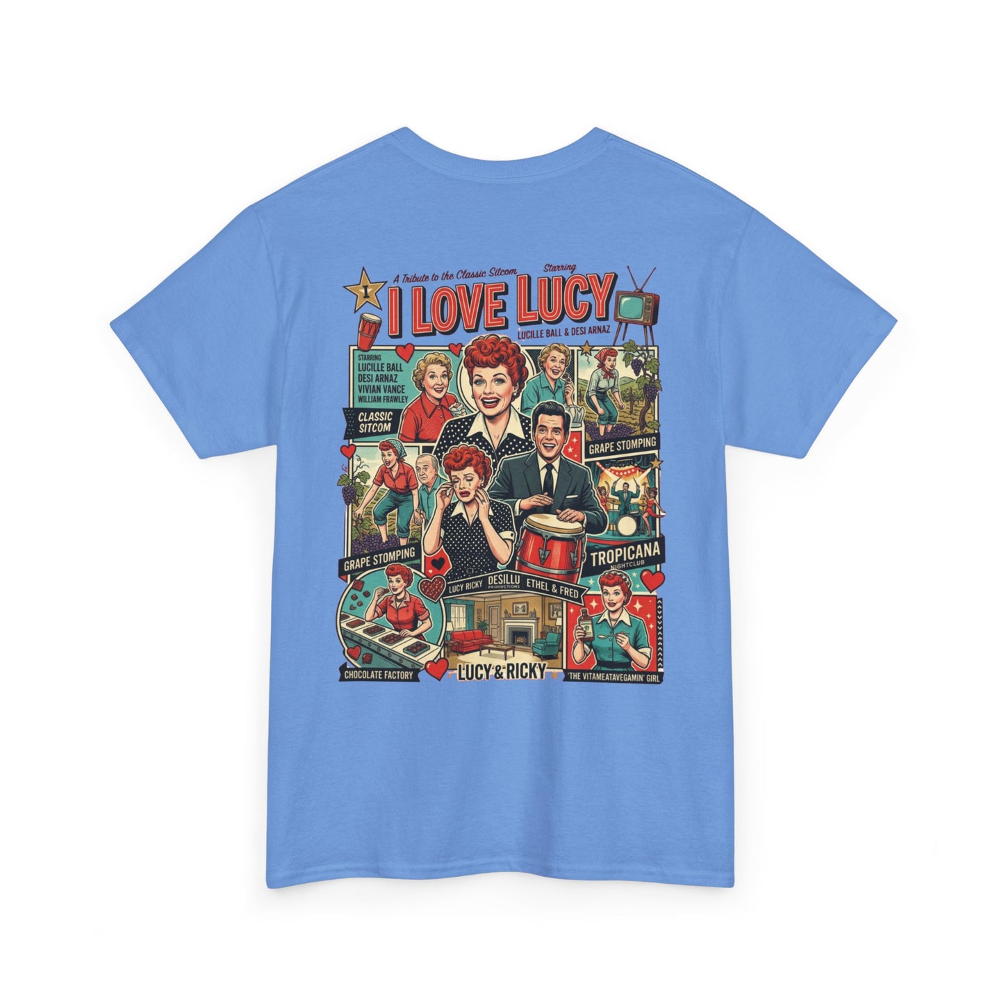 I Love Lucy Retro Collage T-Shirt