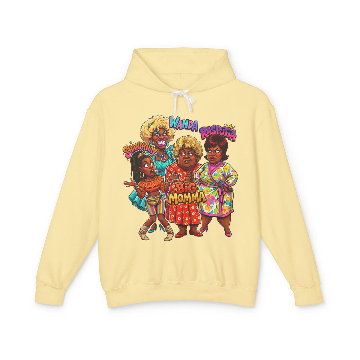 Big Momma & Nem Hooded Sweatshirt — Retro Squad Graphic Hoodie