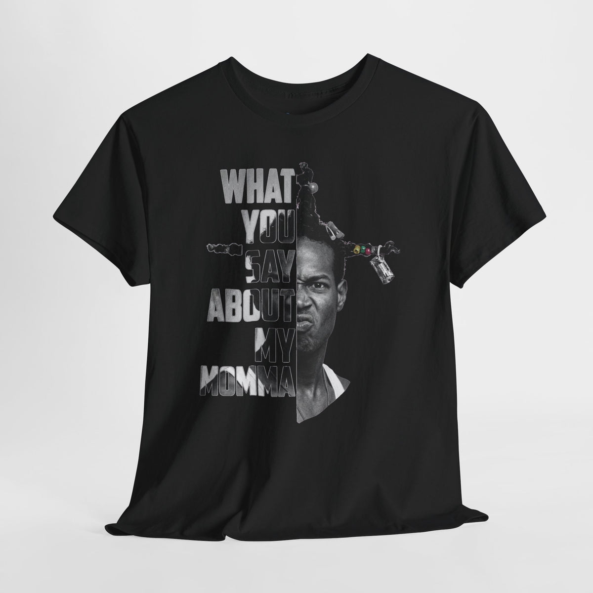 Loc Dog "What You Say About My Momma" Vintage Portrait T‑Shirt