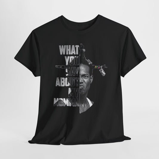 Loc Dog "What You Say About My Momma" Vintage Portrait T‑Shirt