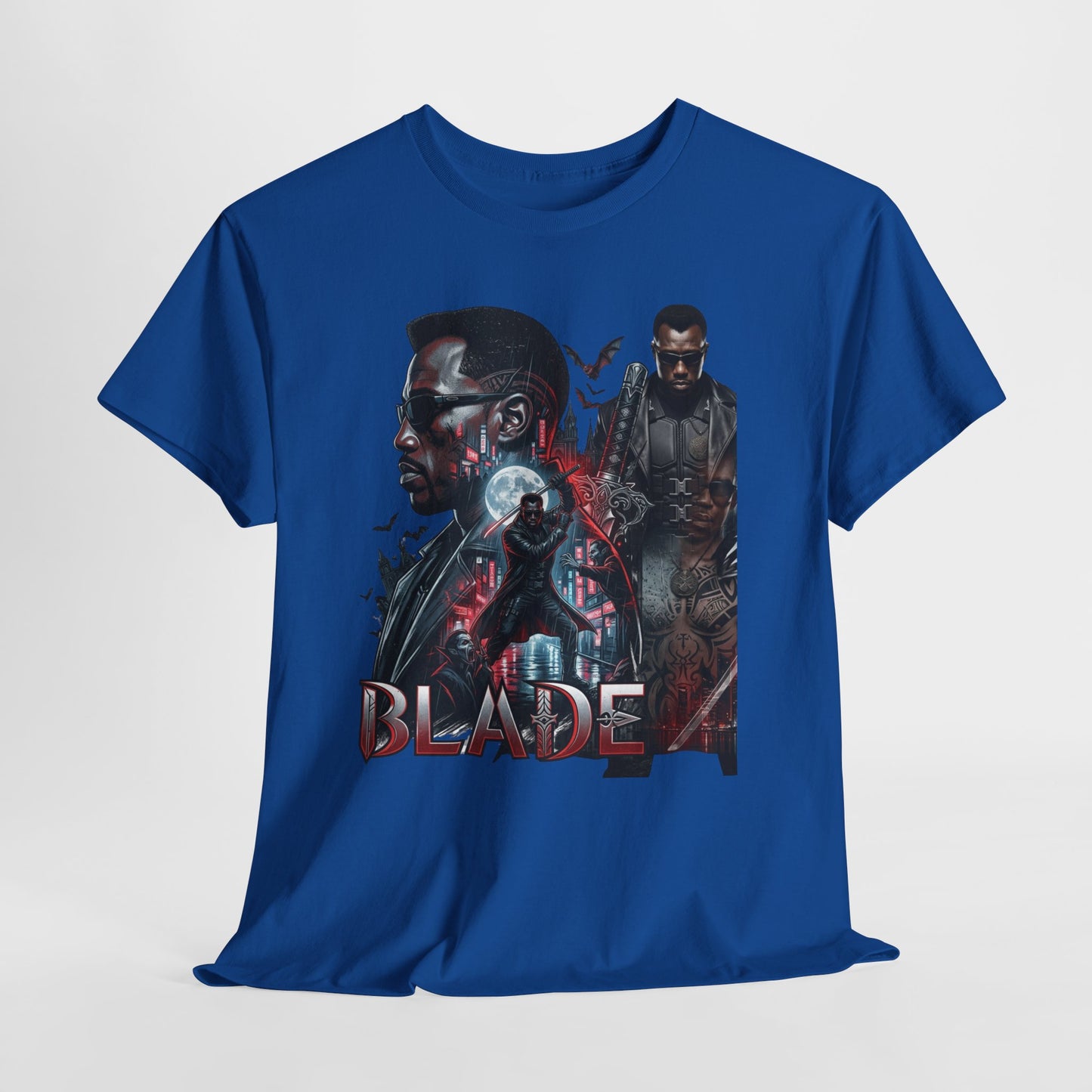 Blade Movie Graphic Tee — Vampire Hunter Retro Poster T-Shirt