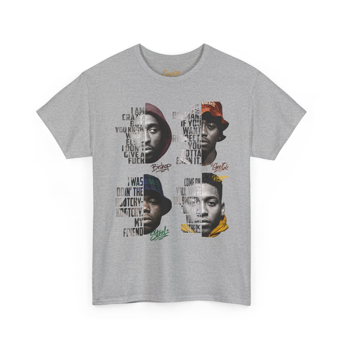 Wrecking Crew "Juice" Legends Portrait Tee — Vintage Movie Faces Graphic T-Shirt
