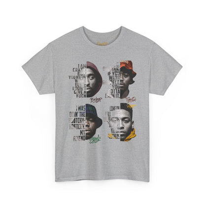 Wrecking Crew "Juice" Legends Portrait Tee — Vintage Movie Faces Graphic T-Shirt
