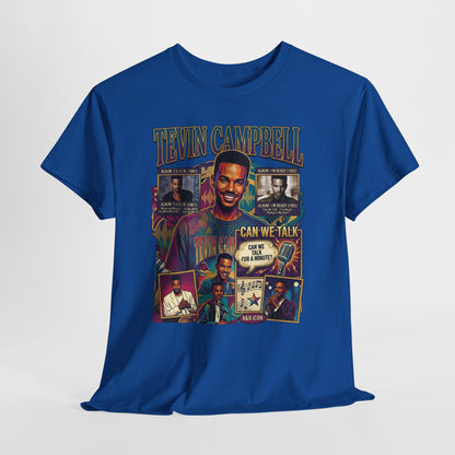 Tevin Campbell Tribute T‑Shirt — 'Can We Talk' Retro Collage Tee