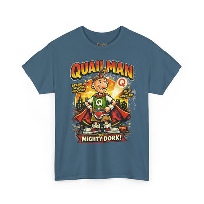 Quailman Mighty Dork T-Shirt — Retro Cartoon Graphic Tee