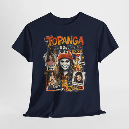 Topanga 90s Throwback Tee — Feeny & Lawrence Nostalgia Graphic T-Shirt