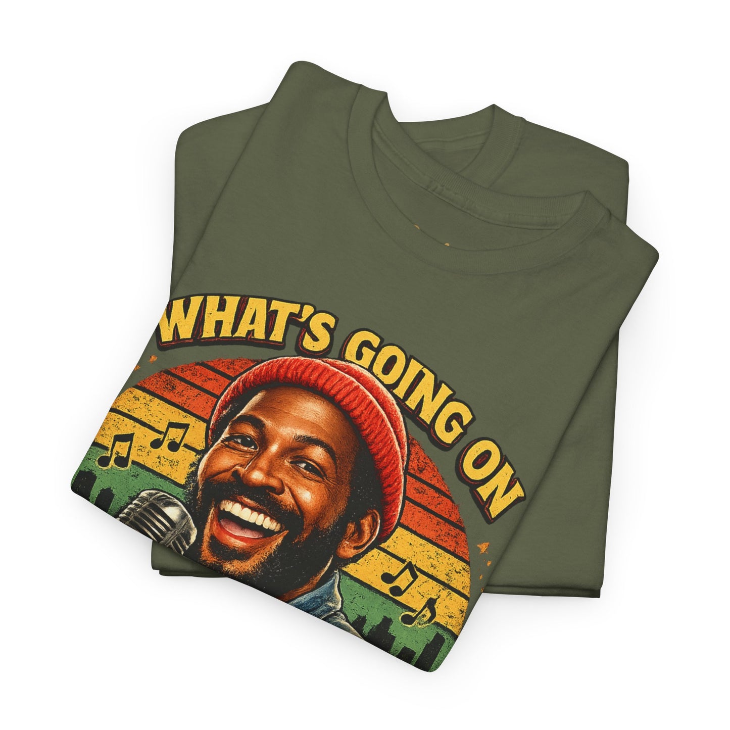 Marvin Gaye Tribute Tee, Vintage Music T-Shirt, Unisex Cotton Tee, Retro Style Shirt, Gift for Music Lovers, Perfect for Concerts