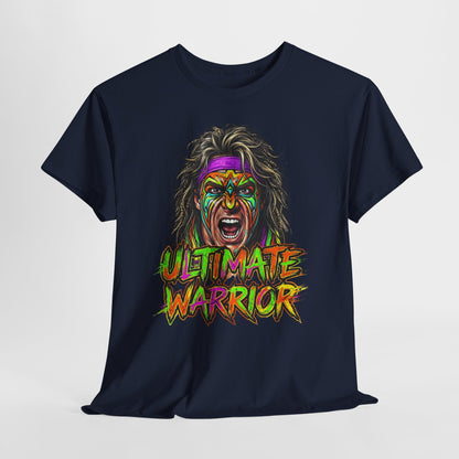 Ultimate Warrior T-Shirt — Retro Wrestling Face Paint Tee