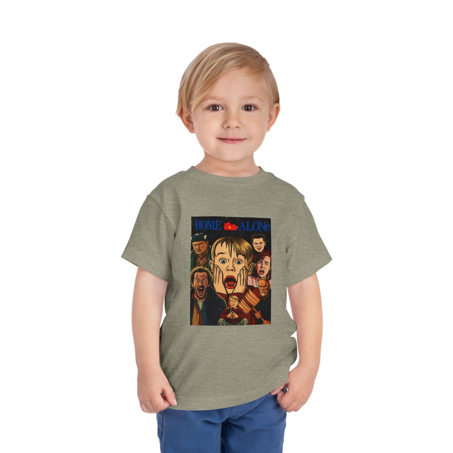 Home Alone Toddler Tee, Kid's Movie Shirt, Funny Kids T-Shirt, Halloween Costume, Birthday Gift for Boys and Girls