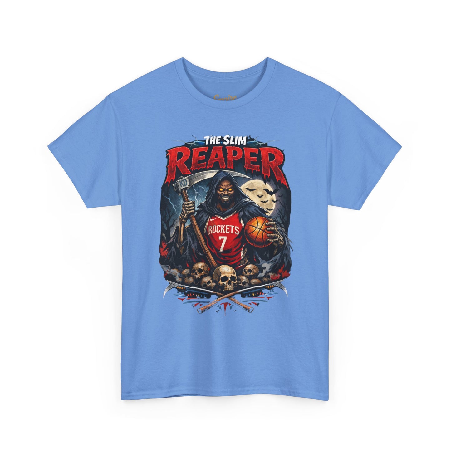 Grim Reaper Basketball Tee — "The Slim Reaper" Graphic T-Shirt