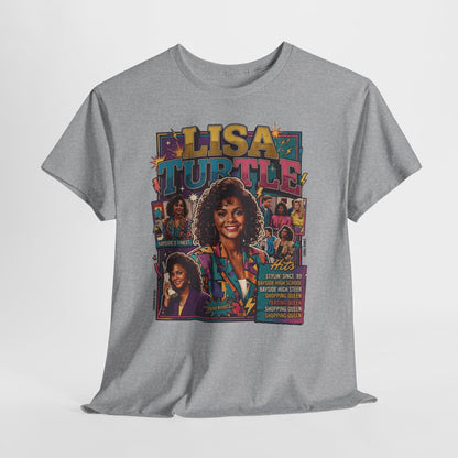 Lisa Turtle Retro 90s Sitcom Tee — Saved by the Bell Graphic T-Shirt