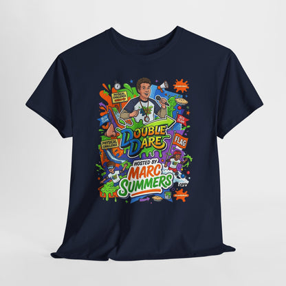 Double Dare Retro Graphic Tee — Hosted by Marc Summers, 90s Nickelodeon Nostalgia