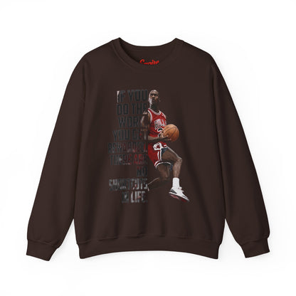 Motivational Basketball Quote Crewneck Sweatshirt