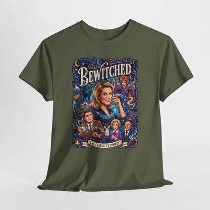 Bewitched Retro TV Series Tee — Vintage Witchcraft Graphic T-Shirt