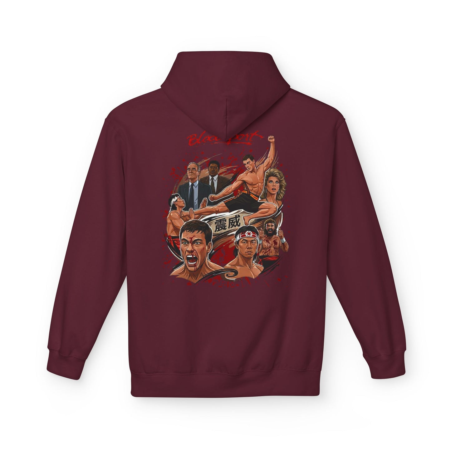 Bloodsport Vintage Collage Graphic Hoodie