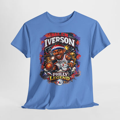 Philly Legend Basketball Tee — Iverson Retro Graphic Shirt