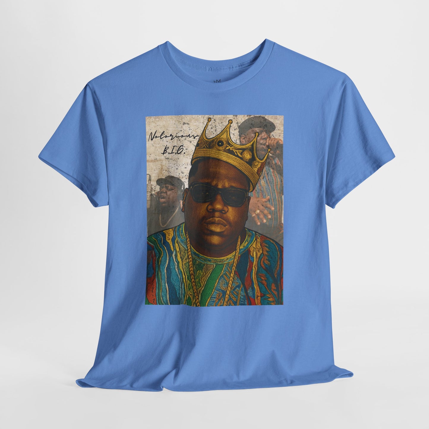 Retro Biggie Smalls Hip-Hop Icon Unisex Heavy Cotton Tee