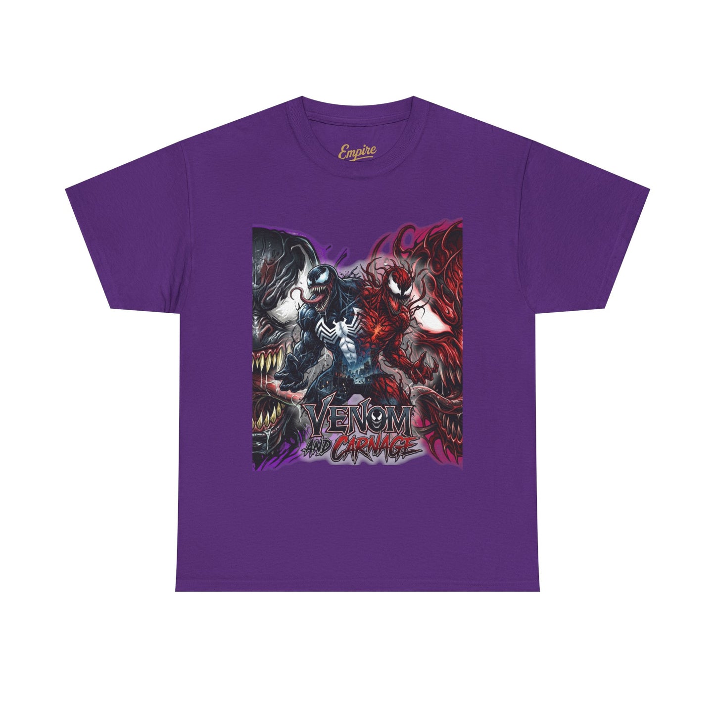 Venom vs Carnage Graphic Tee - Comic Movie Villains Shirt