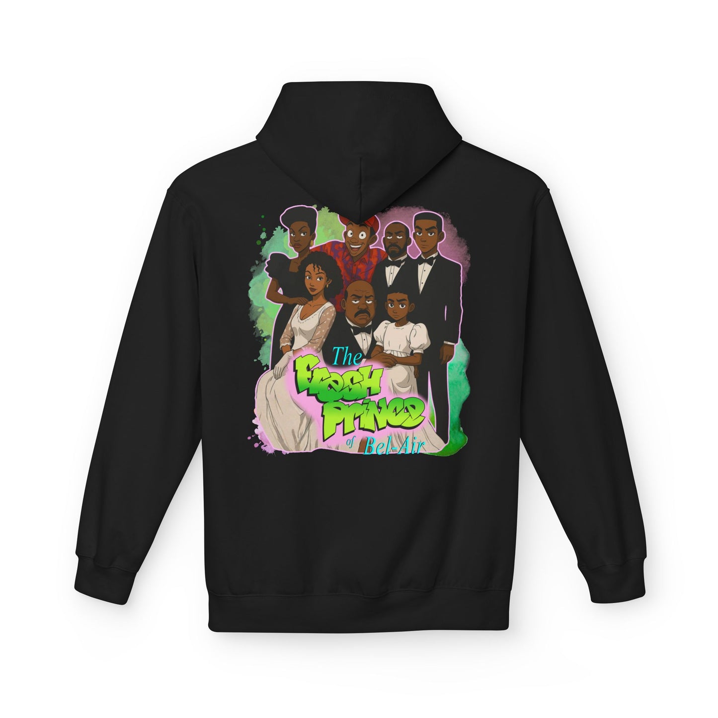 Fresh Prince Graphic Hoodie — ’The Fresh Prince’ Retro 90s Family Portrait