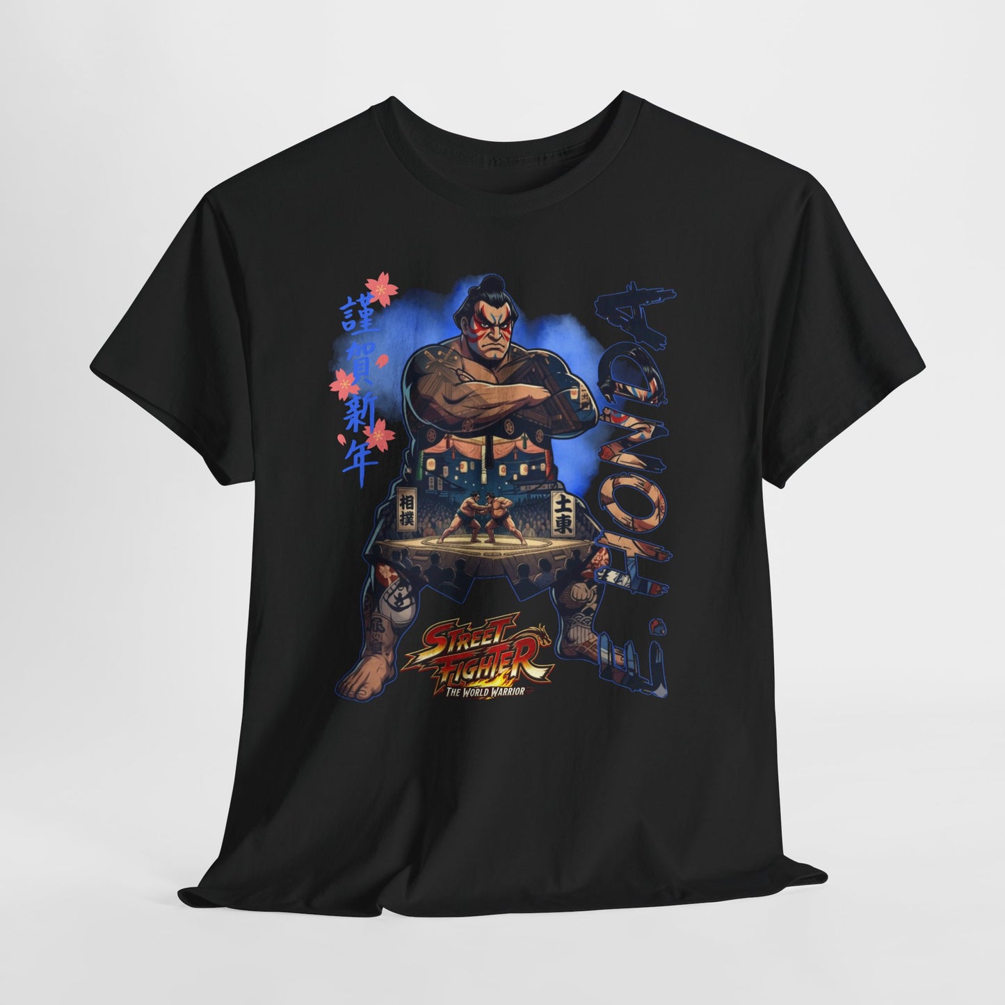 E. Honda Street Fighter Tee — Vintage Arcade Gaming Graphic T-Shirt
