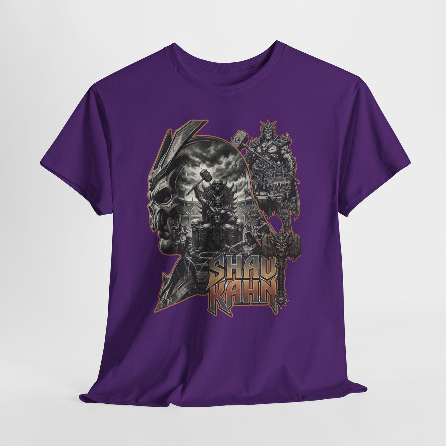 Shao Khan Graphic Tee — Vintage Feudal Japan Warrior Design