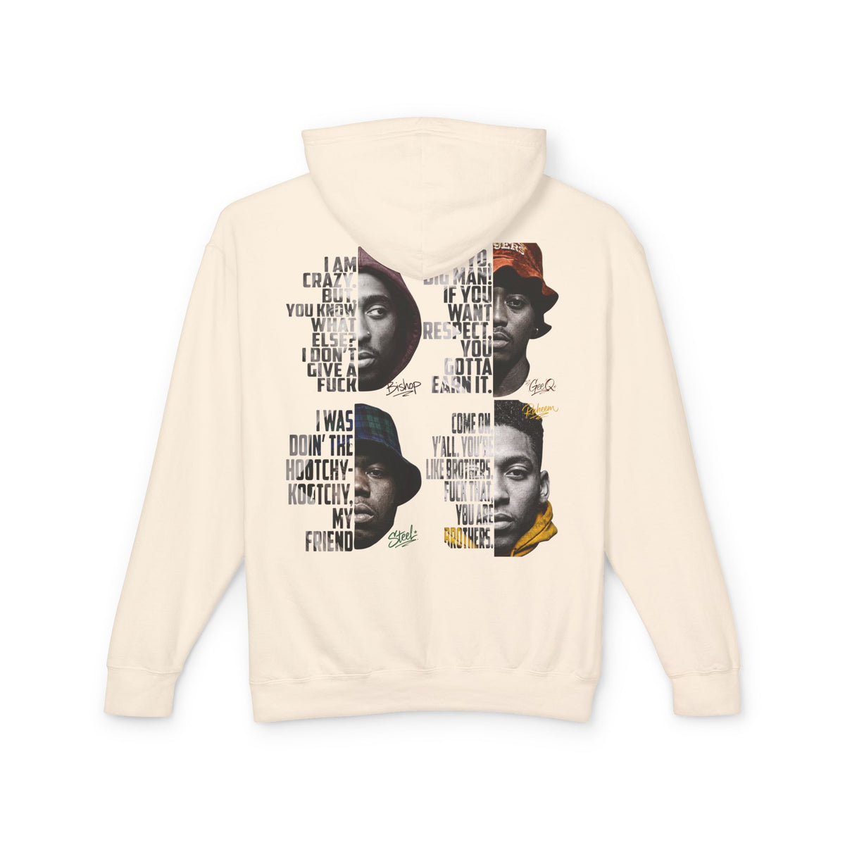 Wrecking Crew Lightweight Hoodie — 'Juice' Collage Tribute Sweatshirt