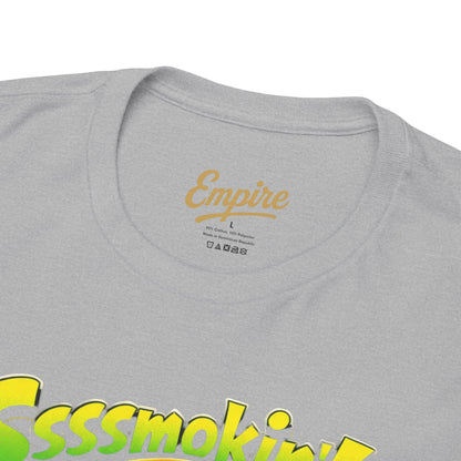The Mask Graphic Tee — 'Ssssmokin!' Retro Movie Design
