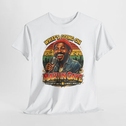 Marvin Gaye Tribute Tee, Vintage Music T-Shirt, Unisex Cotton Tee, Retro Style Shirt, Gift for Music Lovers, Perfect for Concerts
