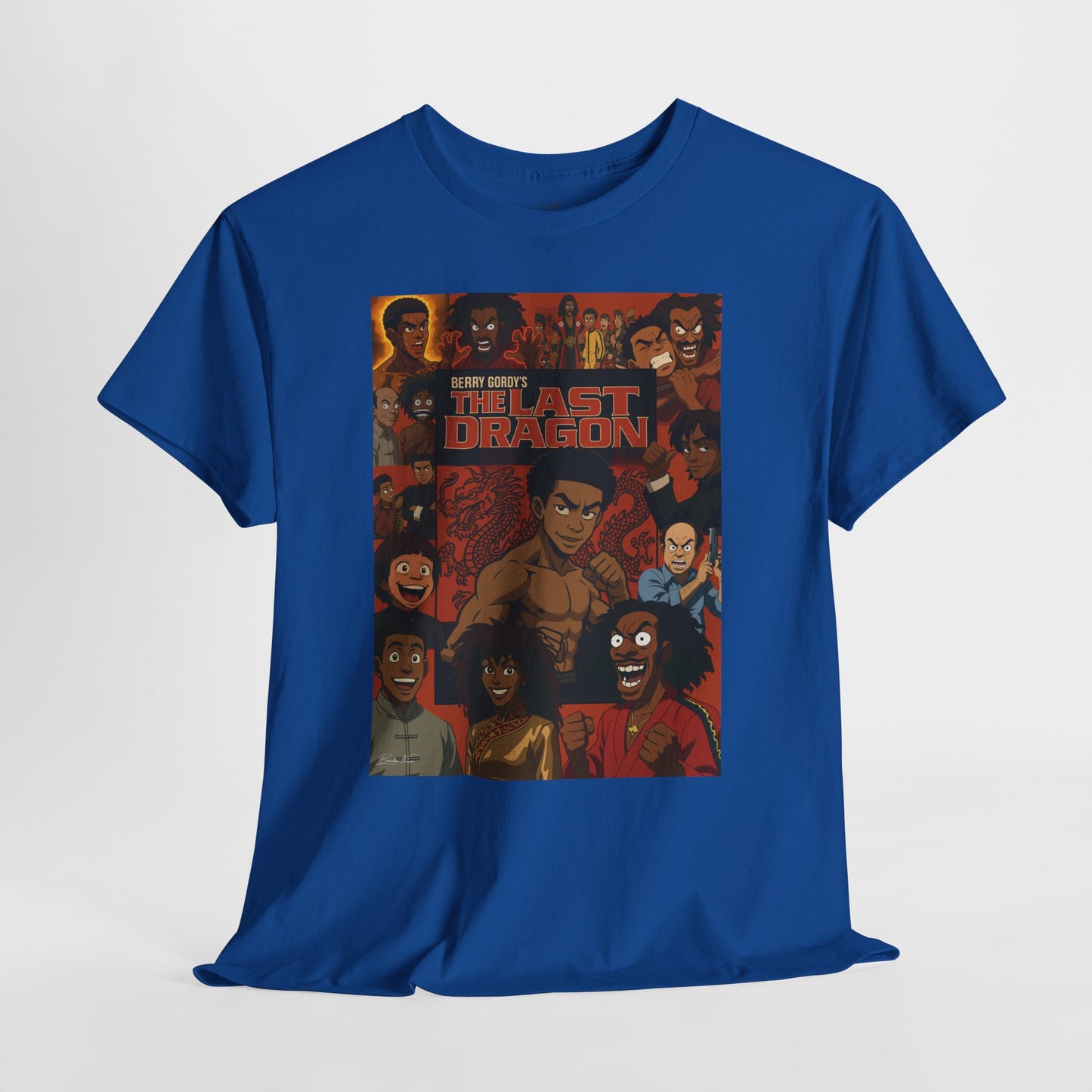 Retro Last Dragon Unisex Heavy Cotton Tee | Perfect for Fans & Casual Wear