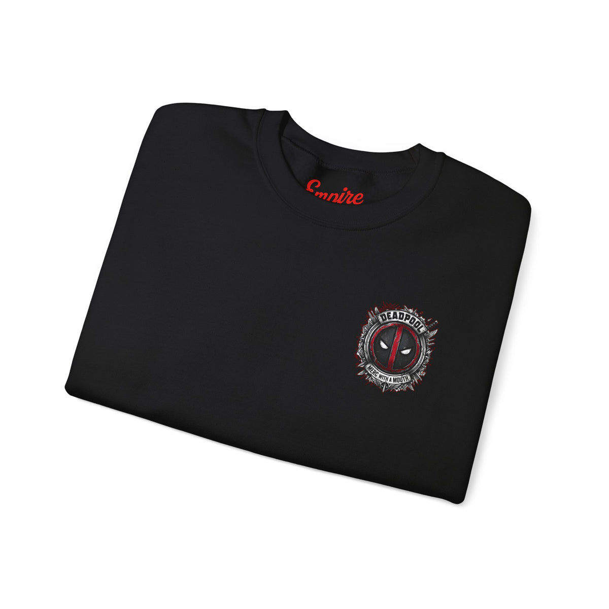 Deadpool Graphic Sweatshirt – Comic Superhero Crewneck