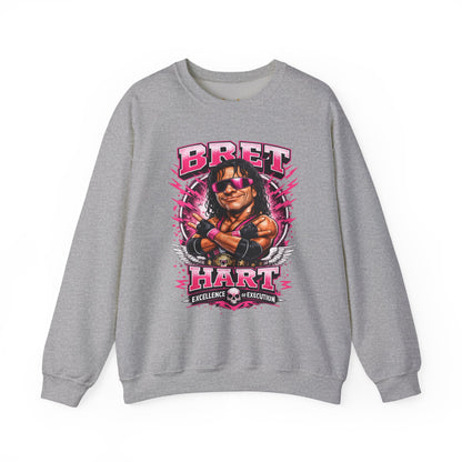 Bret Hart Crewneck Sweatshirt — "I Am The Best There Is" Retro Wrestling Pullover