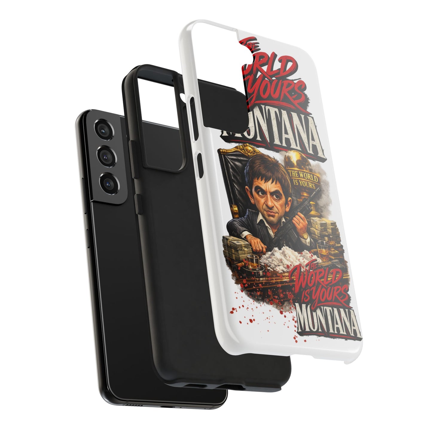 Tony Montana "The World Is Yours" Vintage Caricature Tough Phone Case