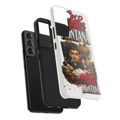 Tony Montana "The World Is Yours" Vintage Caricature Tough Phone Case