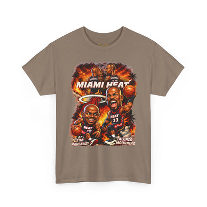 Miami Heat Retro Players Graphic Tee — Vintage Basketball Fan Shirt