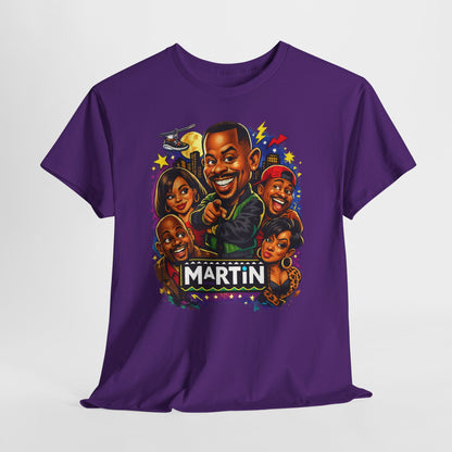 Martin TV Show Caricature T-Shirt – Retro 90s Sitcom Tribute Tee