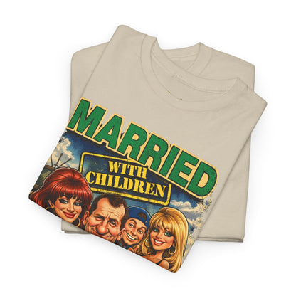 Married with Children Retro TV Tee — Vintage Sitcom Graphic Shirt