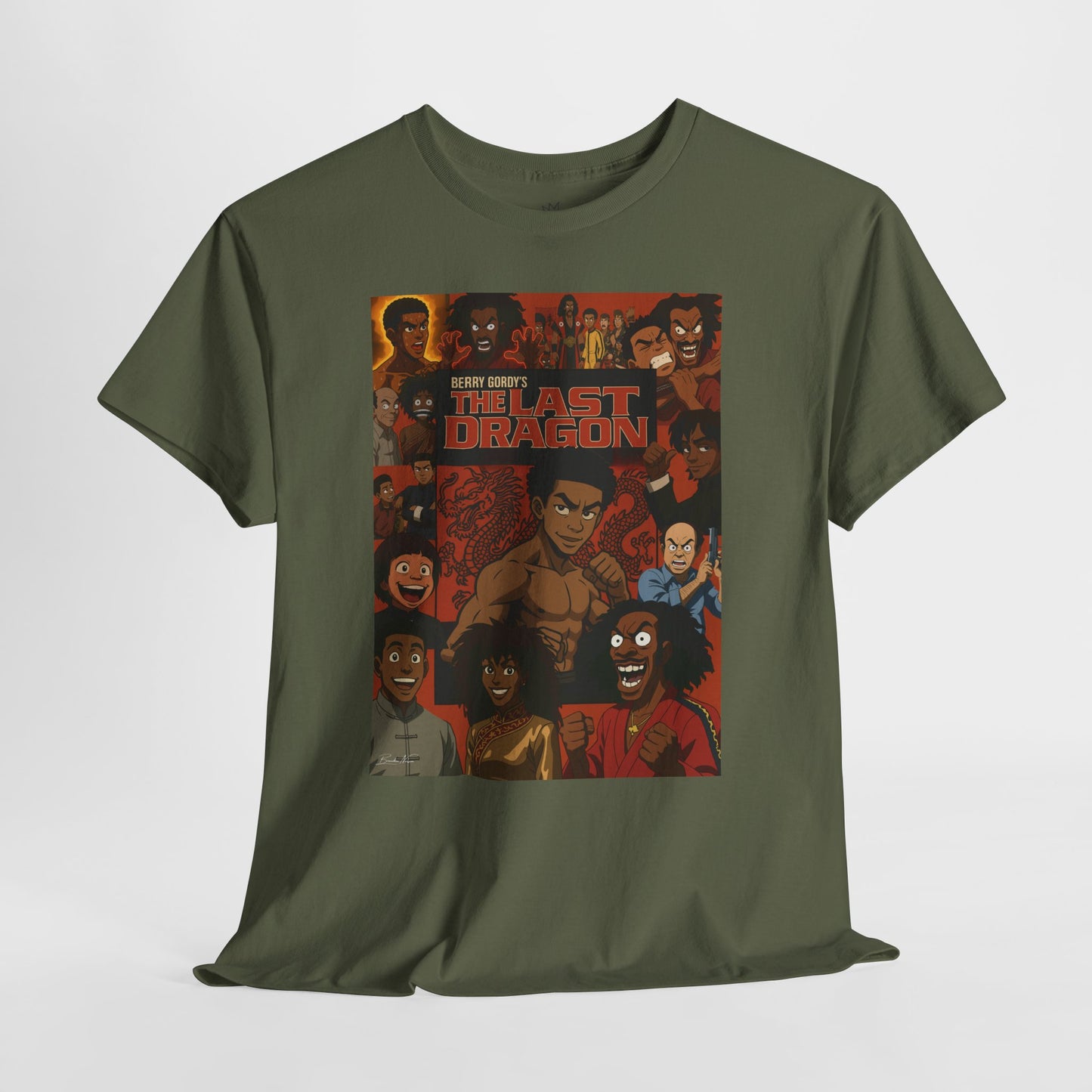Retro Last Dragon Unisex Heavy Cotton Tee | Perfect for Fans & Casual Wear