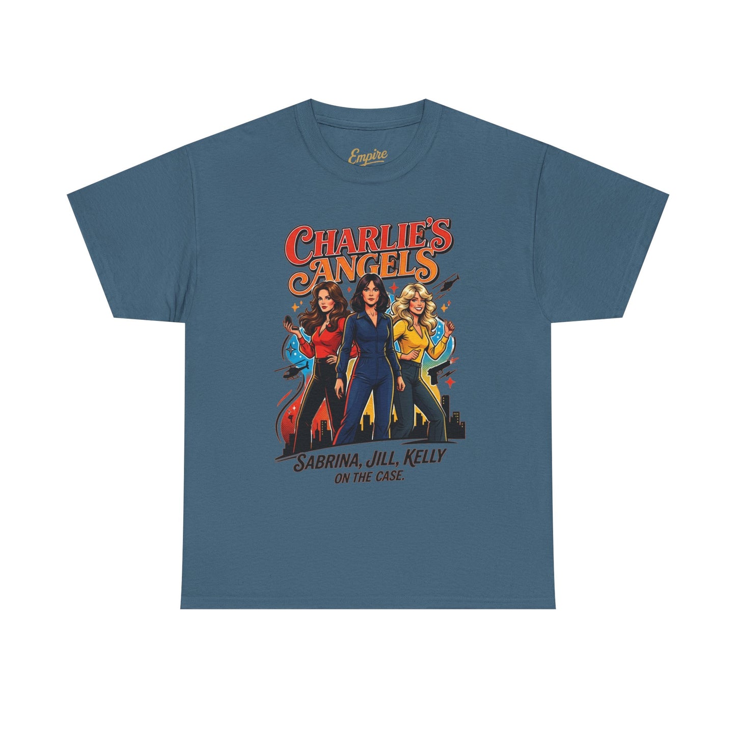 Charlie’s Angels Graphic Tee — Sabrina, Jill, Kelly Retro Movie Shirt