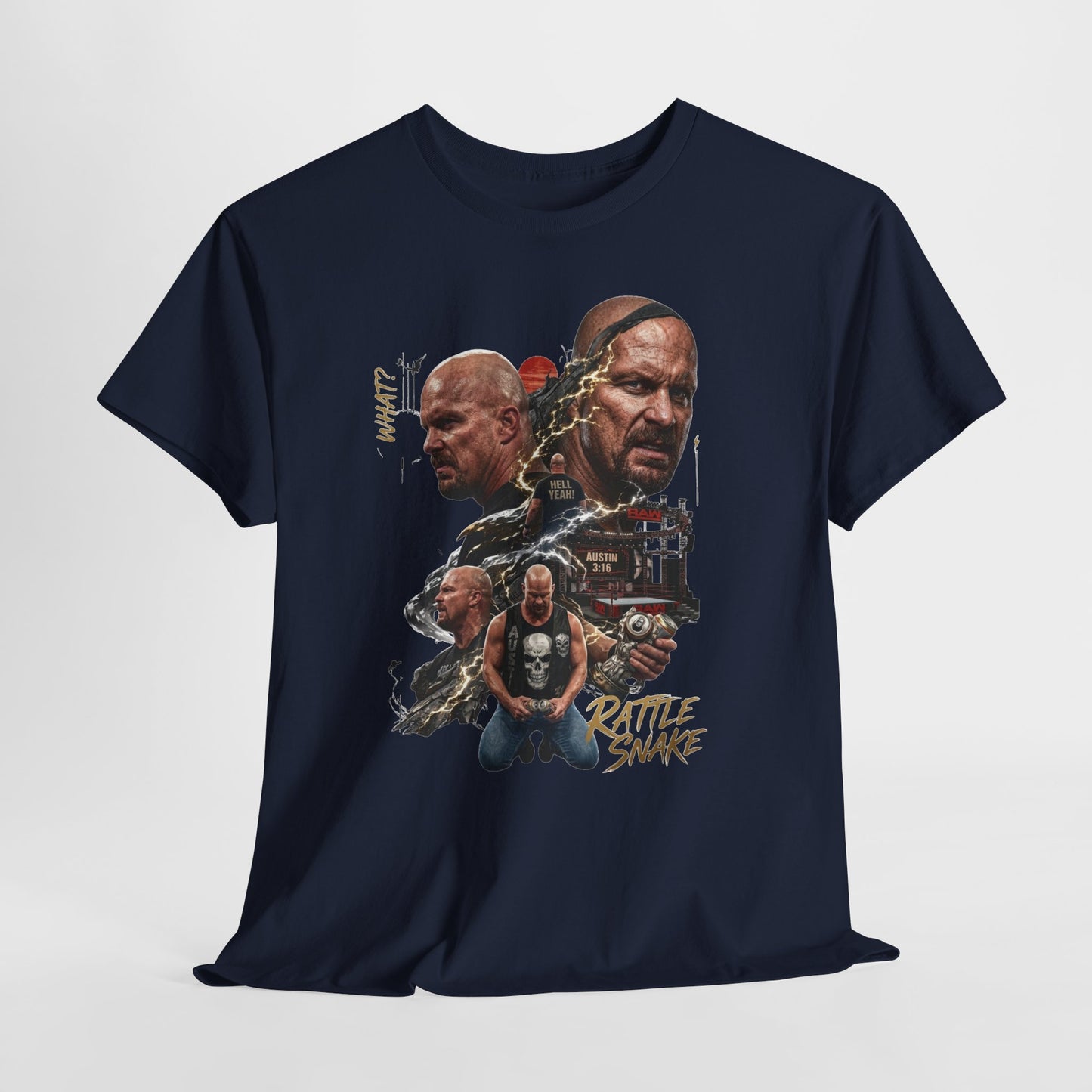 Vintage Stone Cold Austin 3:16 Collage Tee