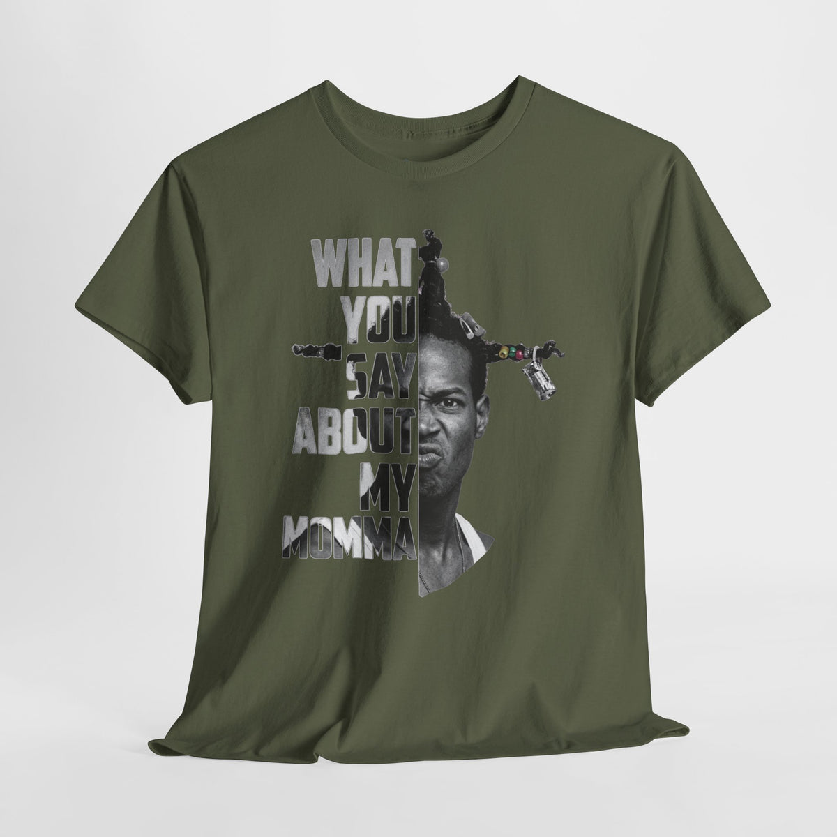 Loc Dog "What You Say About My Momma" Vintage Portrait T‑Shirt