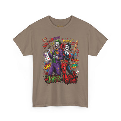 Graphic Tee — Joker & Harley Comic Art T-Shirt