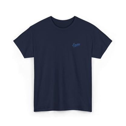 Signature Embroidered Empire Royal Blue Chest Logo T-Shirt