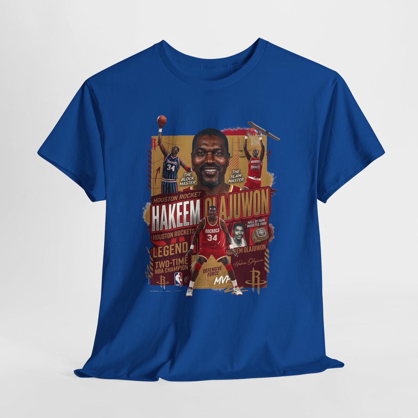 Basketball Legend Graphic Tee — Hakeem Olajuwon Tribute