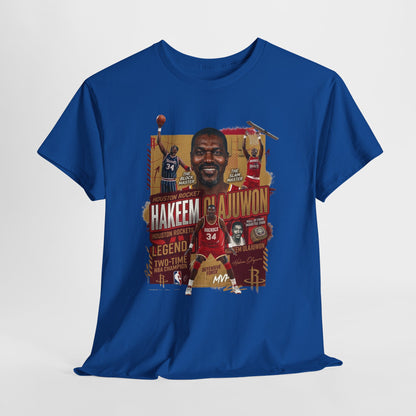 Basketball Legend Graphic Tee — Hakeem Olajuwon Tribute